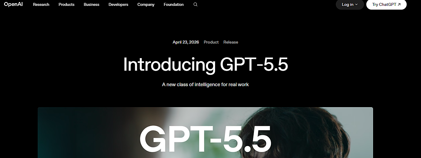 OpenAI发布GPT5.5